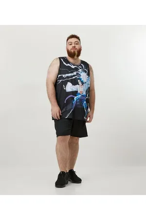 Naruto Bermuda Esportiva om Estampa