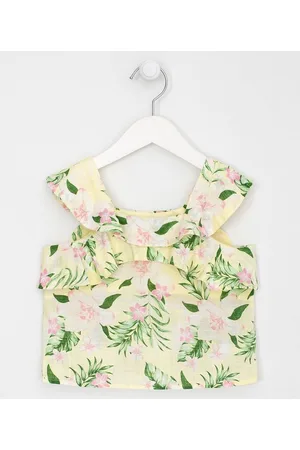 Fuzarka Blusa Infantil Floral Babadinhos - Tam 5 a 14 anos