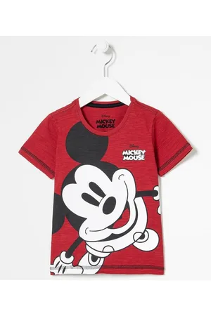 Mickey Mouse Camiseta Infantil Estampa Mickey - Tam 1 a 5 anos