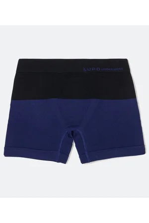 LUPO Cueca Boxer em Poliamida com Bloco de Cor
