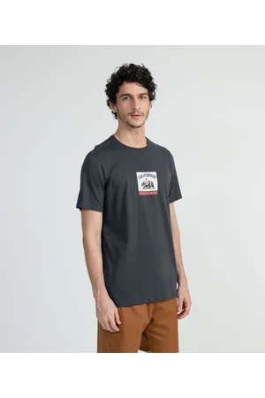 Ripping Camiseta Manga Curta em Algodão com Estampa Urso da California em Caixinha de Fósforo