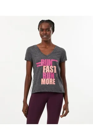 Get Over Camiseta Esportiva em Polycotton com Estampa em Lettering