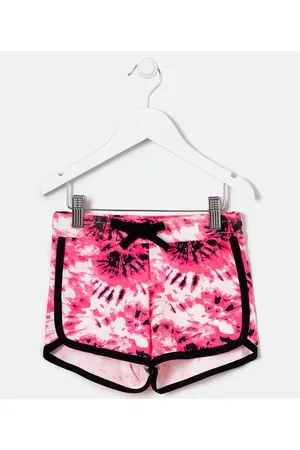 Fuzarka Short Infantil Runner Tie Dye - Tam 5 a 14 anos
