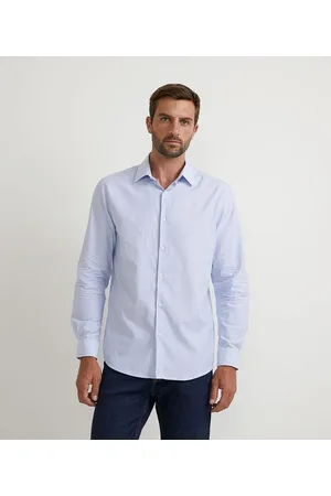 Preston Field Camisa Social em Algodão com Estampa Xadrez