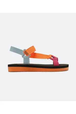 Anacapri Sandália Rasteira Sport Sandal com Tiras Largas