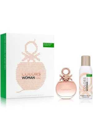 Benetton Kit Perfume Colors Rose EDT + Deo Spray