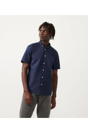Preston Field Camisa Comfort em Algodão Manga Curta