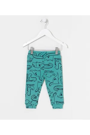 Teddy Boom Calça Infantil com Estampa de Dinossauro - Tam 0 a 18 meses