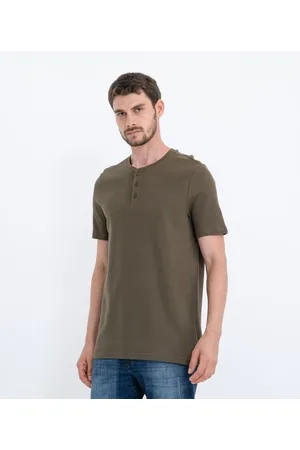 Marfinno Camiseta em Algodão com Textura Waffle