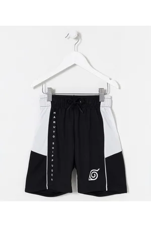 Naruto Bermuda Esportiva Infanti com Estampa - Tam 5 a 14 anos