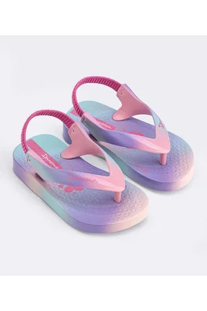 Ipanema Chinelo Infantil com Tiras e Estampa Tie Dye Tam 19 ao 24
