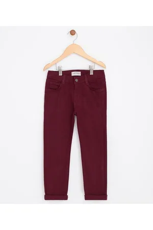 Fuzarka Calça Skinny Infantil em Sarja - Tam 4 a 14