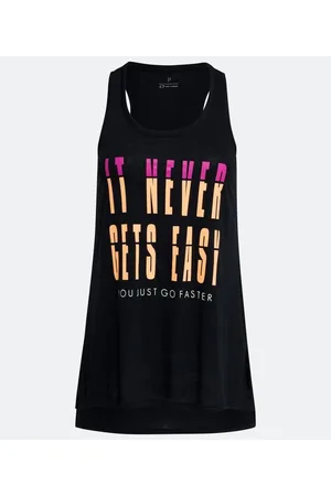 Get Over Regata Nadador Esportiva em Viscose com Estampa em Lettering