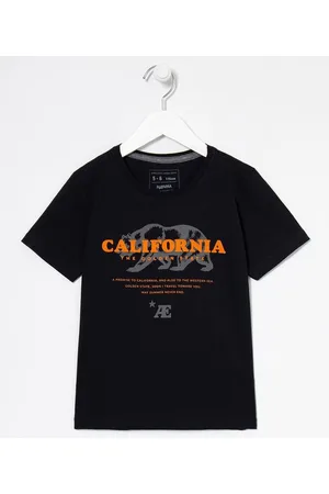 Fuzarka Camiseta Infantil California - Tam 5 a 14 anos
