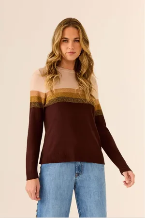 MARIA FILÓ Blusa Tricot Listras Lurex