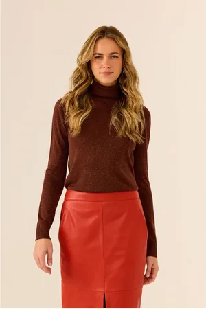 MARIA FILÓ Blusa Tricot Gola Alta Com Lurex