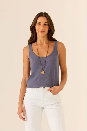 MARIA FILÓ Blusa Regata Decote u