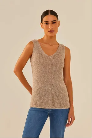 MARIA FILÓ Blusa Tricot Malha Inglesa