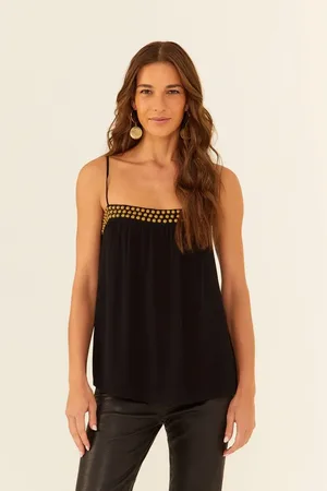 MARIA FILÓ Blusa De Alça Ggt Metais