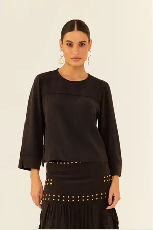 MARIA FILÓ Blusa Manga Reta