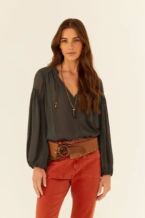 MARIA FILÓ Blusa Manga Longa Recortes Ggt