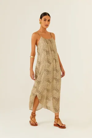 MARIA FILÓ Vestido Midi Estampa Patna