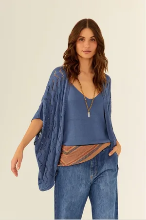 MARIA FILÓ Cardigan Tricot Rendado