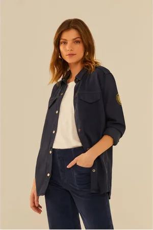 MARIA FILÓ Camisa Sarja Alhetas Patches