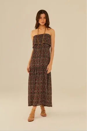 MARIA FILÓ Vestido Midi Ggt Estampa Primula