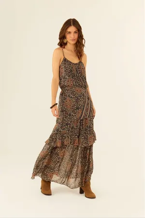 MARIA FILÓ Vestido Midi Ggt Estampa Valência Zafira