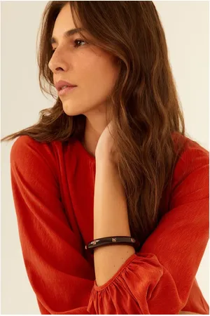 MARIA FILÓ Pulseira Resina Pedrinha