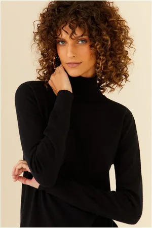 MARIA FILÓ Blusa Tricot Gola Rolê