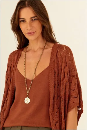 MARIA FILÓ Cardigan Tricot Rendado