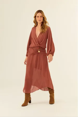 MARIA FILÓ Vestido Midi Ggt Metais