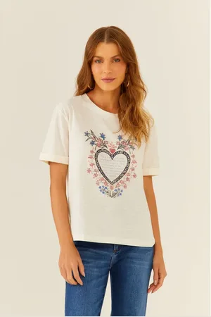MARIA FILÓ Blusa Silk Coração