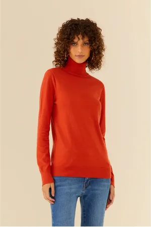 MARIA FILÓ Blusa Tricot Gola Rolê