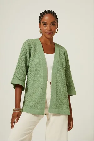 MARIA FILÓ Kimono Tricot Rendado