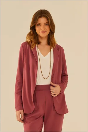MARIA FILÓ Blazer Malha Alfaiataria
