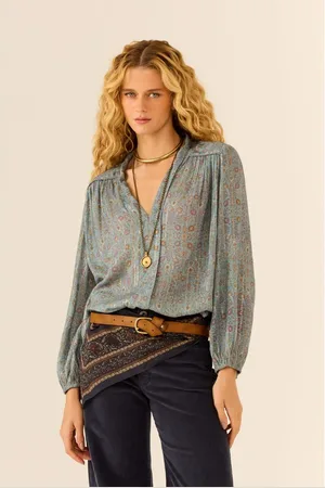 MARIA FILÓ Blusa Estampa Sisal