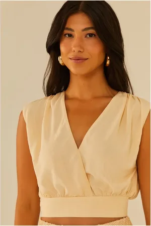 MARIA FILÓ Blusa Ombro Franzido