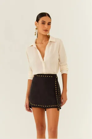 MARIA FILÓ Short Saia Tachas