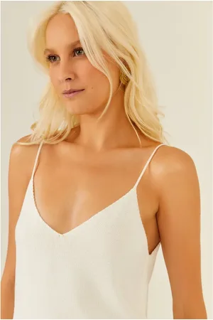 MARIA FILÓ Blusa Tricot Alcinha Pespontada