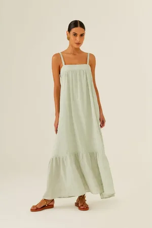 MARIA FILÓ Vestido Midi Bordado Primavera