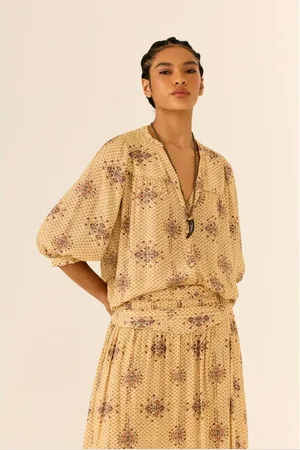 MARIA FILÓ Blusa Estampa Rattan