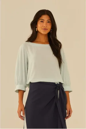 MARIA FILÓ Blusa Decote Canoa