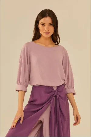 MARIA FILÓ Blusa Decote Canoa
