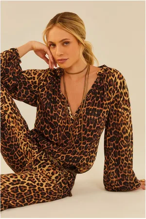 MARIA FILÓ Blusa Ggt Estampa Guepardo