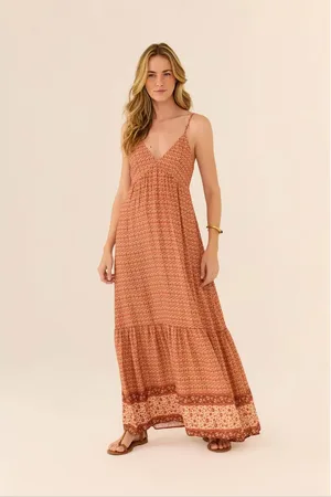 MARIA FILÓ Vestido Longo Estampa Surya