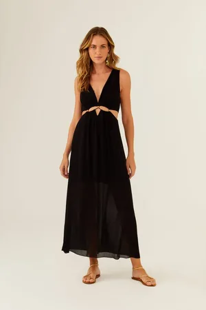 MARIA FILÓ Vestido Midi Ggt Vazado Metais