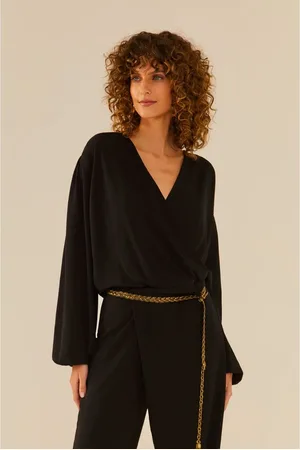 MARIA FILÓ Blusa Franzida Manga 7/8